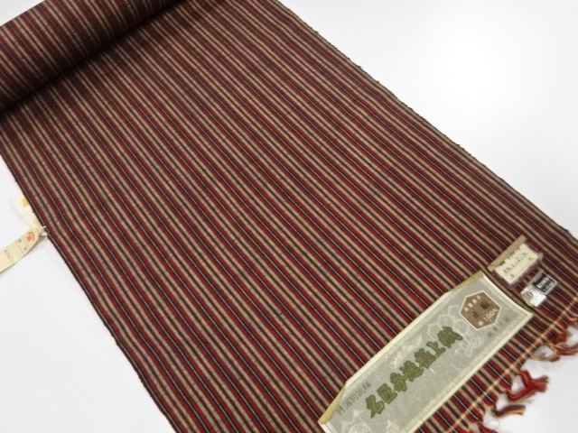 アンティーク　正絹　紬　着尺反物